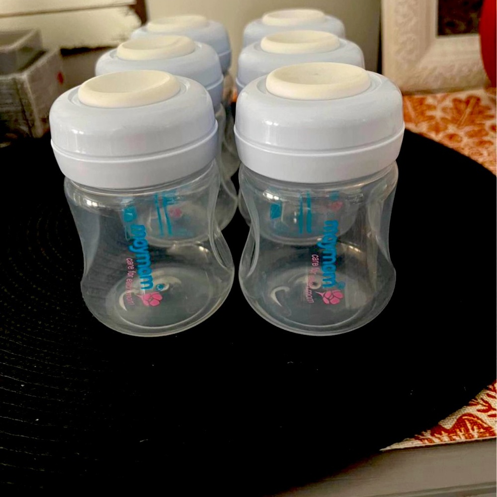 Maymom milk storage bottles- set of 6